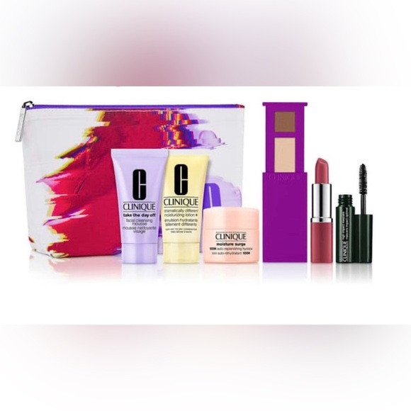 🆕 Clinique 7-piece travel-size make-up/skincare set *SEALED IN PACKAGE* - Picture 4 of 6